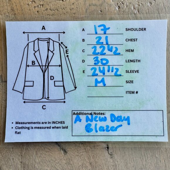 A New Day Plaid Oversized Blazer - Picture 9 of 9